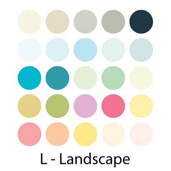 Chartpak Ad 25-Marker Landscape Set L